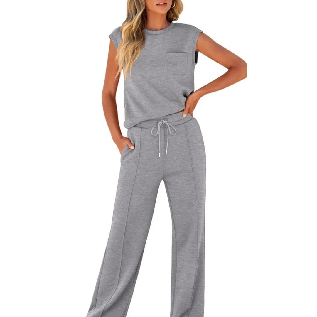 Women's Casual Summer Lounge Co-Ord Set – Relaxed Fit