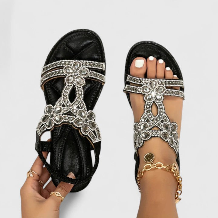Women's Orthopedic Comfort Strappy Sandals – detail view | Hensley London