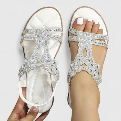 Women's Orthopedic Comfort Strappy Sandals – product view | Hensley London