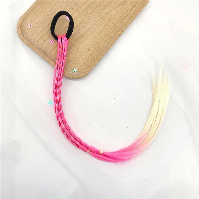 Kids' Colorful Hair Bands Assorted Fiber Nylon Rubber 44cm 8