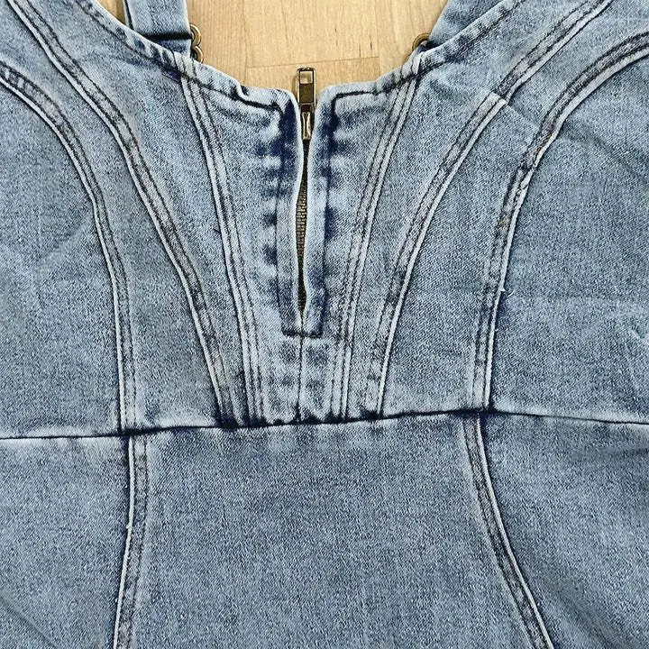 Women's Denim Shirt Dress Blue Casual Comfortable - 5