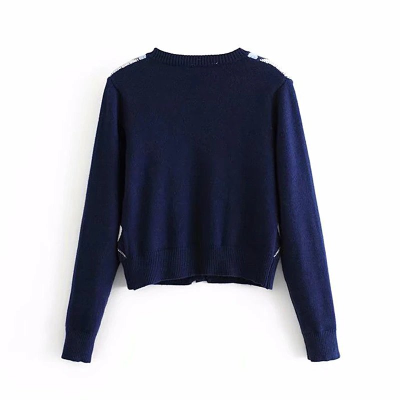 Korean Style Plaid Cardigan Sweater 1