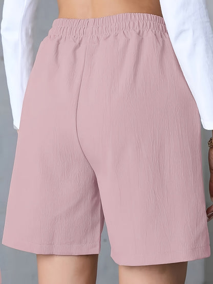 Women's Breathable Cotton Casual Shorts – detail view | Hensley London
