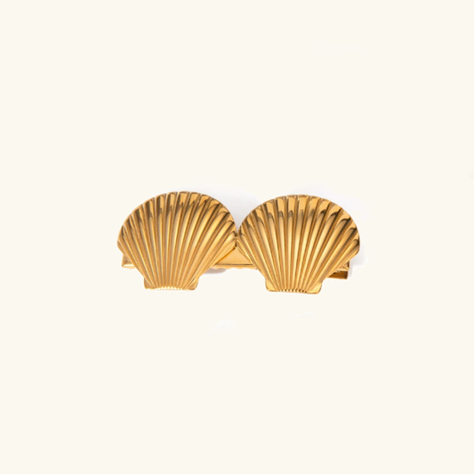 Laguna Gold Seashell Hair Clip – Waterproof, Hypoallergenic Hair Accessory 0