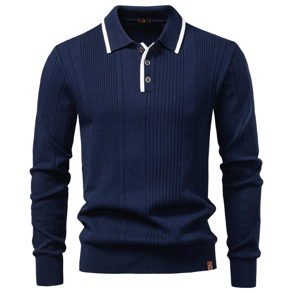 Men's Soft Knit Polo Shirt – colour range | Hensley London