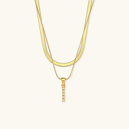 Layered Gold Initial Necklace with Freshwater Pearls – Waterproof and Hypoallergenic Gold Chain Jewelry for Women 27