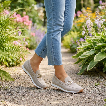 Women's Orthopaedic Loafer Sneakers – product view | Hensley London