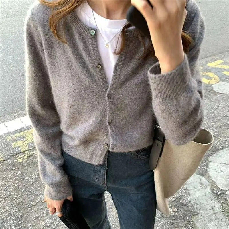 Long Sleeve Cashmere Wool Winter Sweater 11