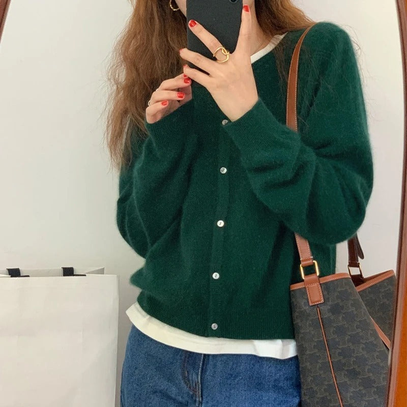 Long Sleeve Cashmere Wool Winter Sweater 14