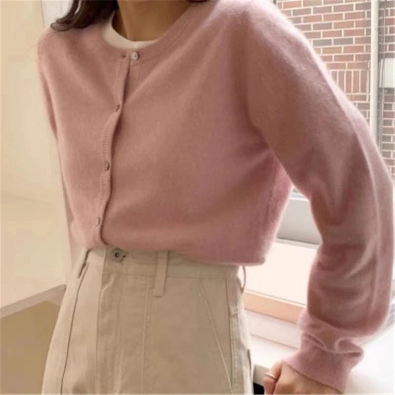 Long Sleeve Cashmere Wool Winter Sweater 8