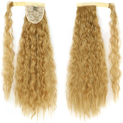 Long Straight Clip-In Ponytail Extension – 22 Inch High-Temperature Fiber for Volume and Length 12