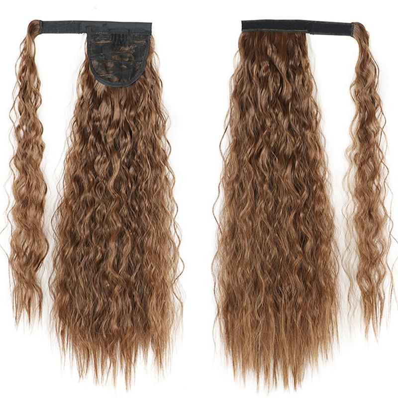 Long Straight Clip-In Ponytail Extension – 22 Inch High-Temperature Fiber for Volume and Length 74