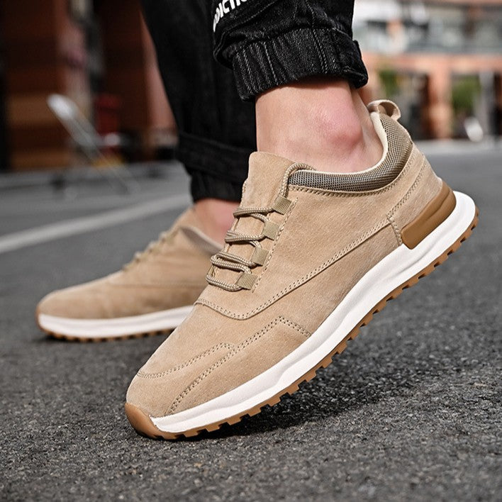 Men's Suede Slip-On Sneakers – Orthopedic Cushioned