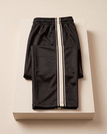 Men's Side-Stripe Track Pants - detail view | Hensley London