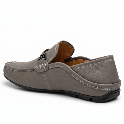 Men's Genuine Leather Slip-On Loafers – product view | Hensley London