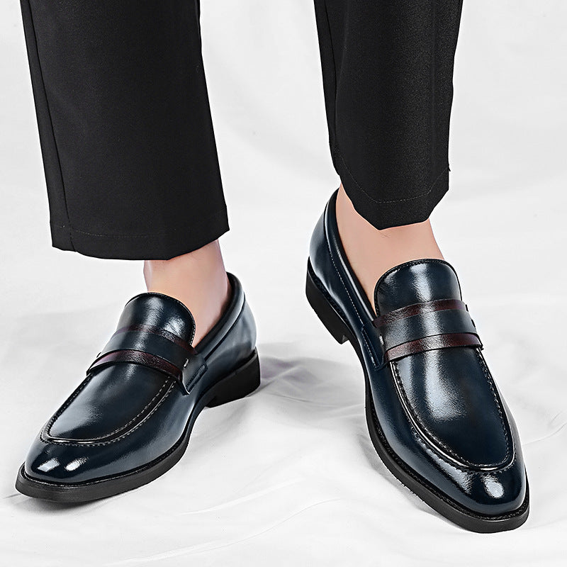 Men's Italian Leather Slip-On Loafers – sole detail | Hensley London
