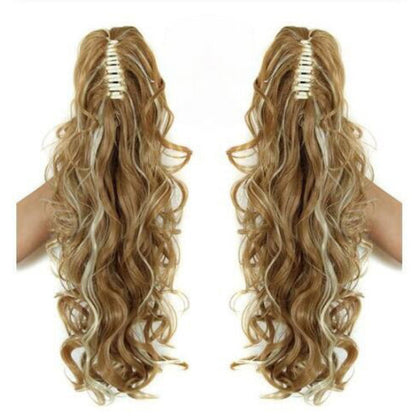Luscious Long Wavy Clip-in Ponytail Extension – 20 Inch, Heat-Resistant, Easy to Wear for Women 18