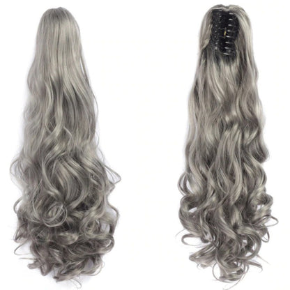 Luscious Long Wavy Clip-in Ponytail Extension – 20 Inch, Heat-Resistant, Easy to Wear for Women 33