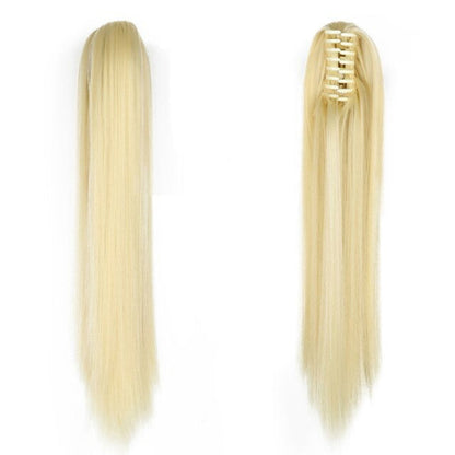 Luscious Long Wavy Clip-in Ponytail Extension – 20 Inch, Heat-Resistant, Easy to Wear for Women 38