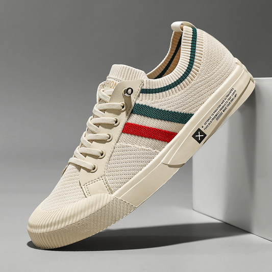 Men's Breathable Mesh Sneakers – front view | Hensley London