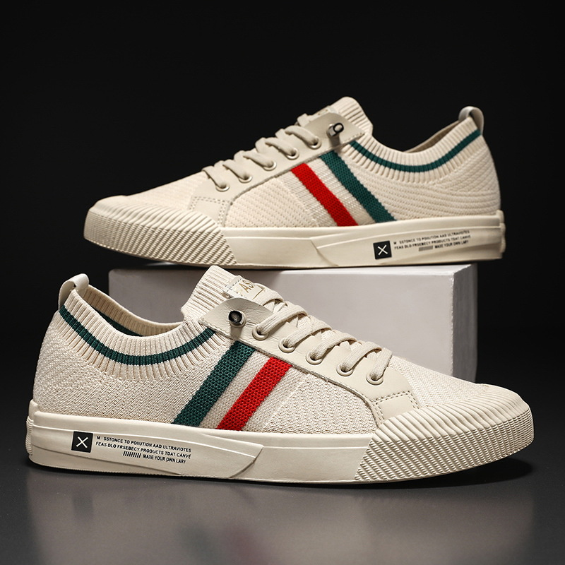 Men's Breathable Mesh Sneakers – side view | Hensley London