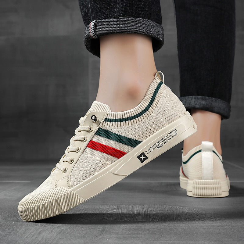 Men's Breathable Mesh Sneakers – back view | Hensley London