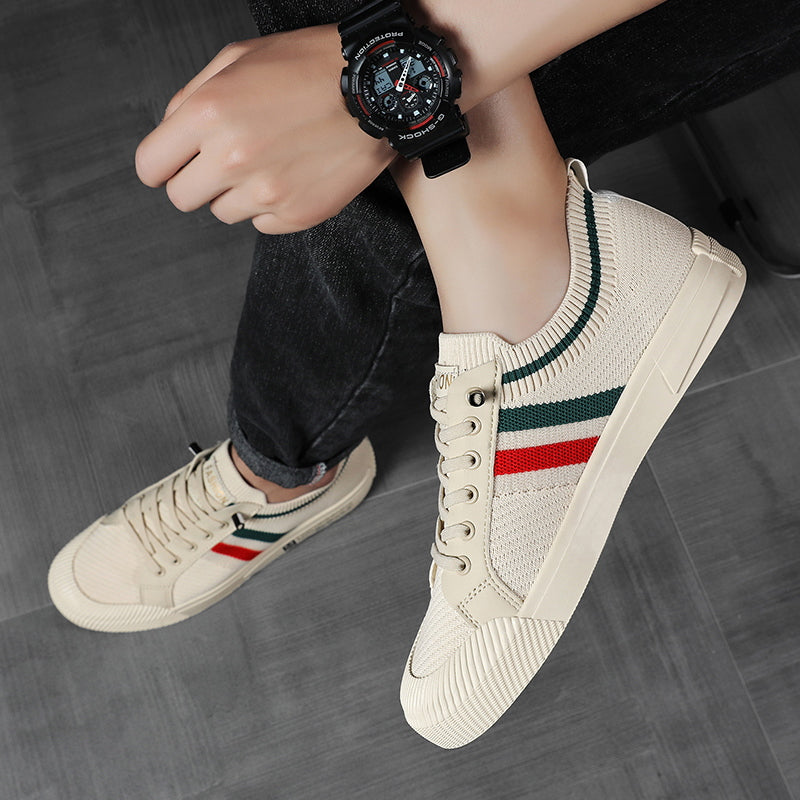 Men's Breathable Mesh Sneakers – top view | Hensley London