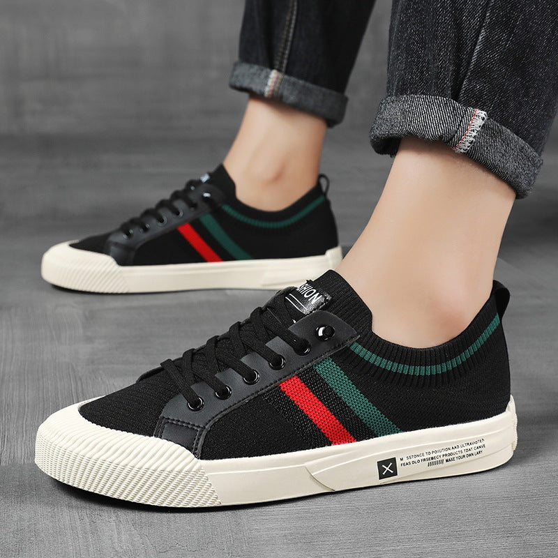 Men's Breathable Mesh Sneakers – sole view | Hensley London