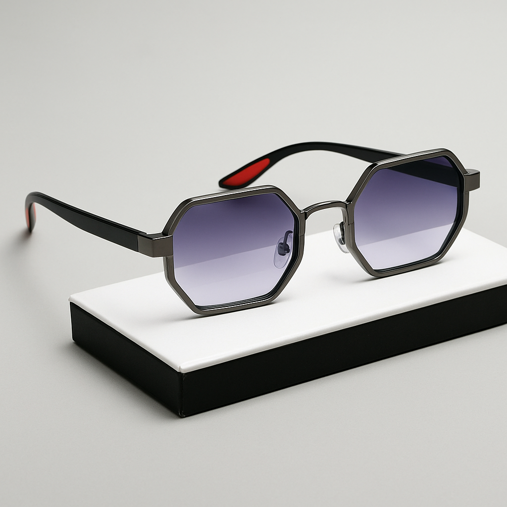Men's Polarized Octagon Sunglasses – colour option | Hensley London
