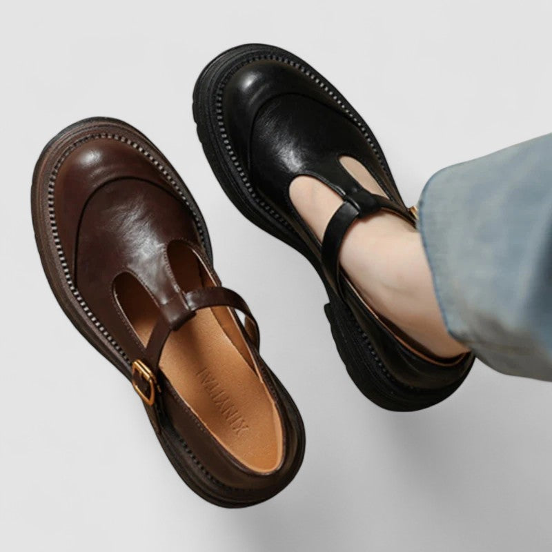 Women's Mary Jane Shoes Black Synthetic Orthopaedic Comfort - 4