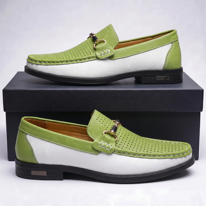Men's Leather Slip-On Loafers – Cushioned Everyday Comfort