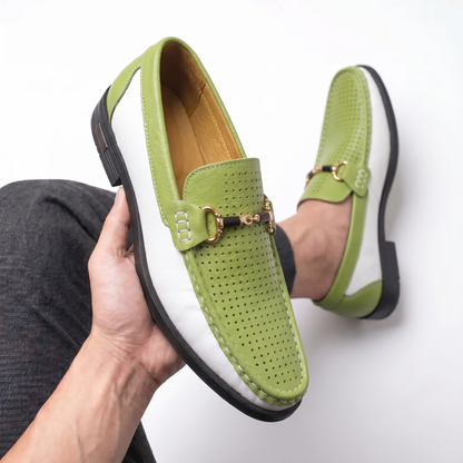 Men's Leather Slip-On Loafers – Cushioned Everyday Comfort