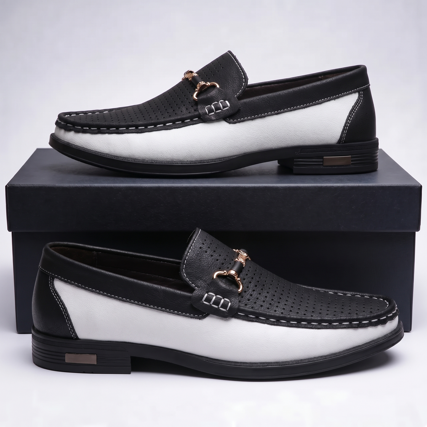 Men's Leather Slip-On Loafers – Cushioned Everyday Comfort