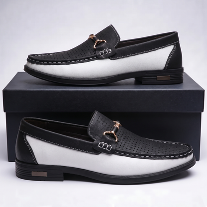 Men's Leather Slip-On Loafers – Cushioned Everyday Comfort