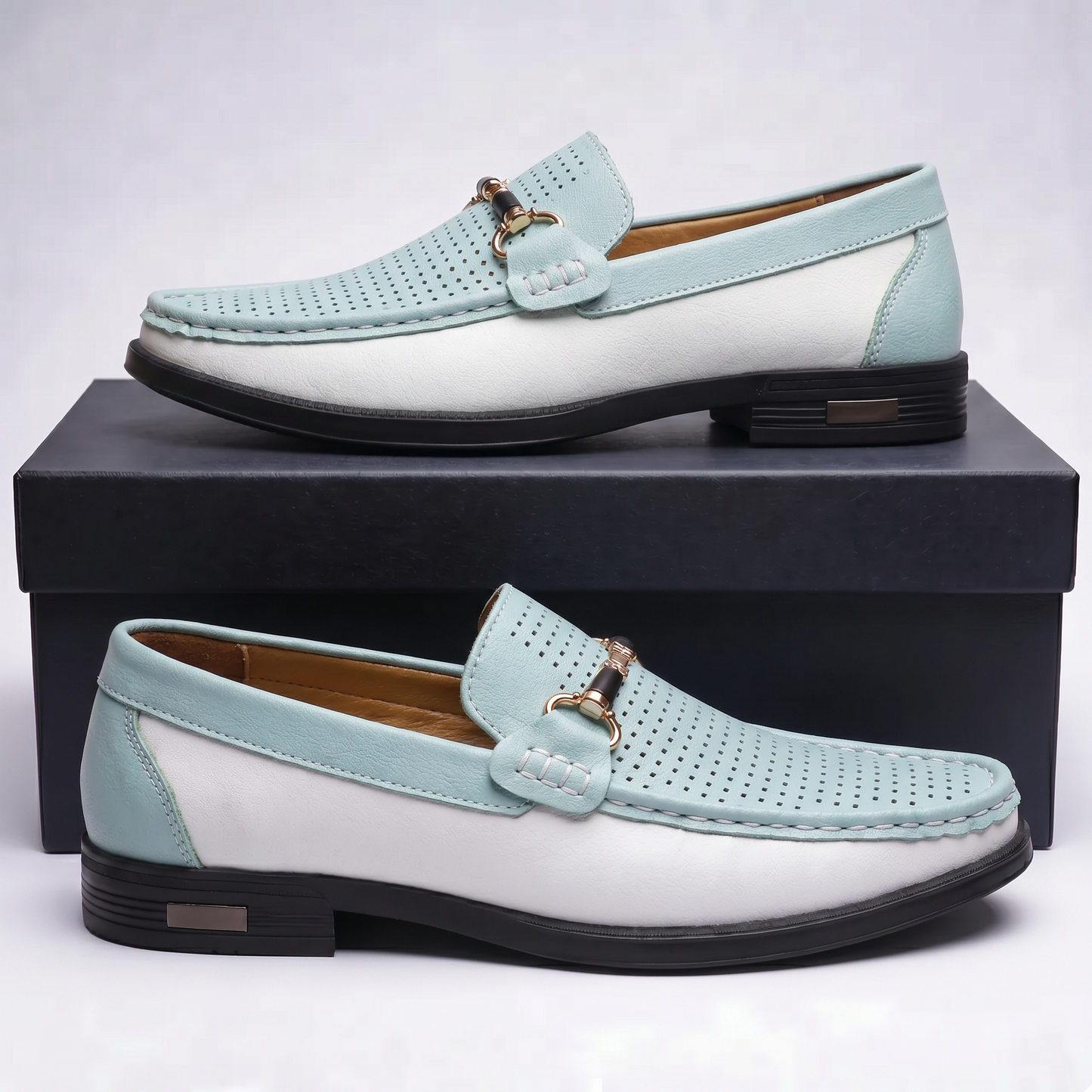Men's Leather Slip-On Loafers – Cushioned Everyday Comfort