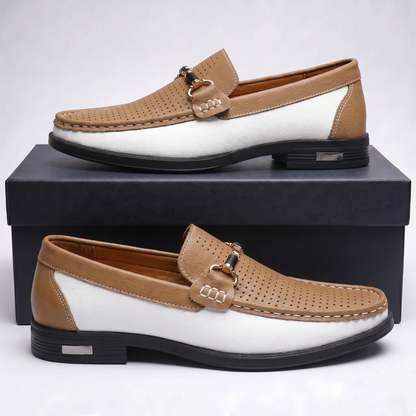 Men's Leather Slip-On Loafers – Cushioned Everyday Comfort