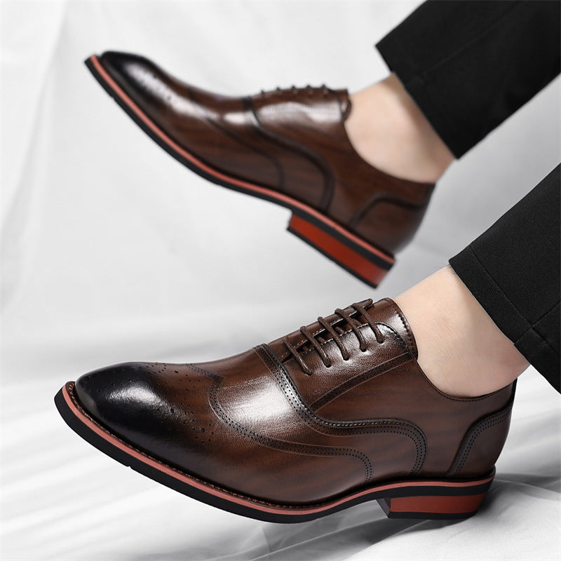 Men's Italian Leather Dress Shoes – detail view | Hensley London
