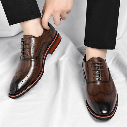 Men's Italian Leather Dress Shoes – detail view | Hensley London