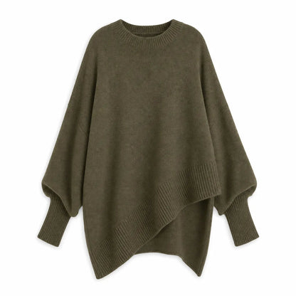 Women's Oversized Crew Neck Sweater – product view 1 | Hensley London
