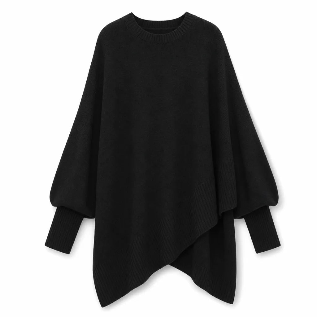 Women's Oversized Crew Neck Sweater – product view 5 | Hensley London