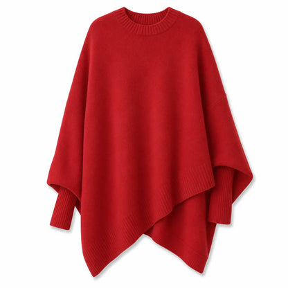 Women's Oversized Crew Neck Sweater – product view 6 | Hensley London