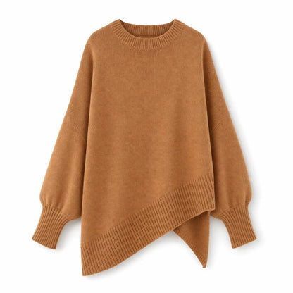 Women's Oversized Crew Neck Sweater – product view 7 | Hensley London