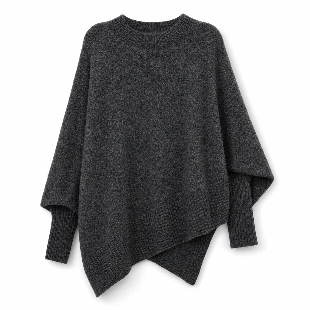 Women's Oversized Crew Neck Sweater – product view 8 | Hensley London