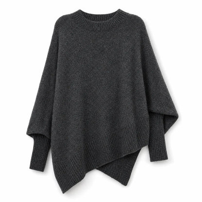 Women's Oversized Crew Neck Sweater – product view 8 | Hensley London