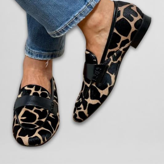 Mary | Leopard Animal-Print Loafer 1