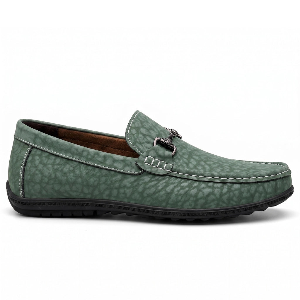 Men's Leather Horsebit Loafers – product view | Hensley London