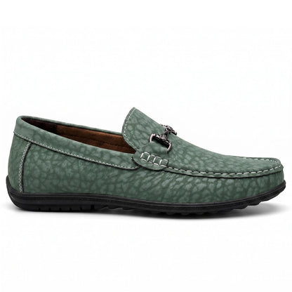 Men's Leather Horsebit Loafers – product view | Hensley London