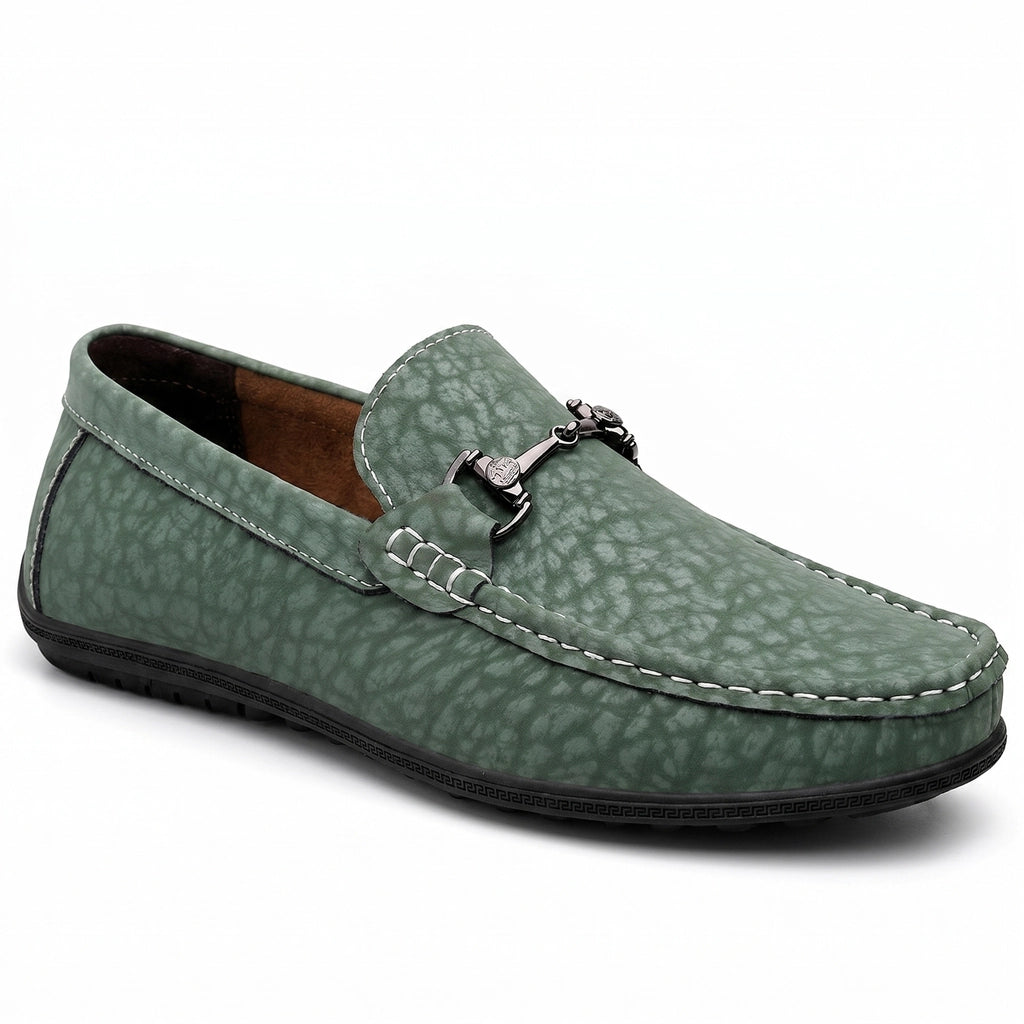 Men's Leather Horsebit Loafers – product view | Hensley London