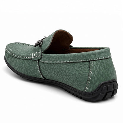 Men's Leather Horsebit Loafers – product view | Hensley London