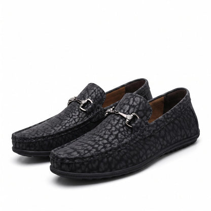 Men's Leather Horsebit Loafers – product view | Hensley London